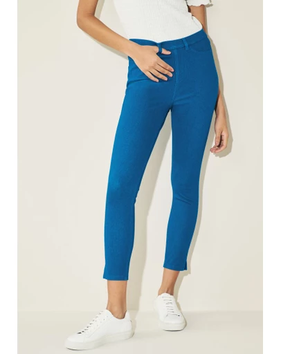 NEXT - Cropped Denim Jersey Leggings