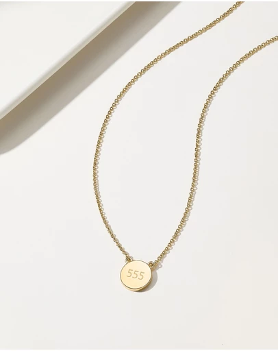 Mestige - Angel Number Necklace 555 - 18K Gold Plated