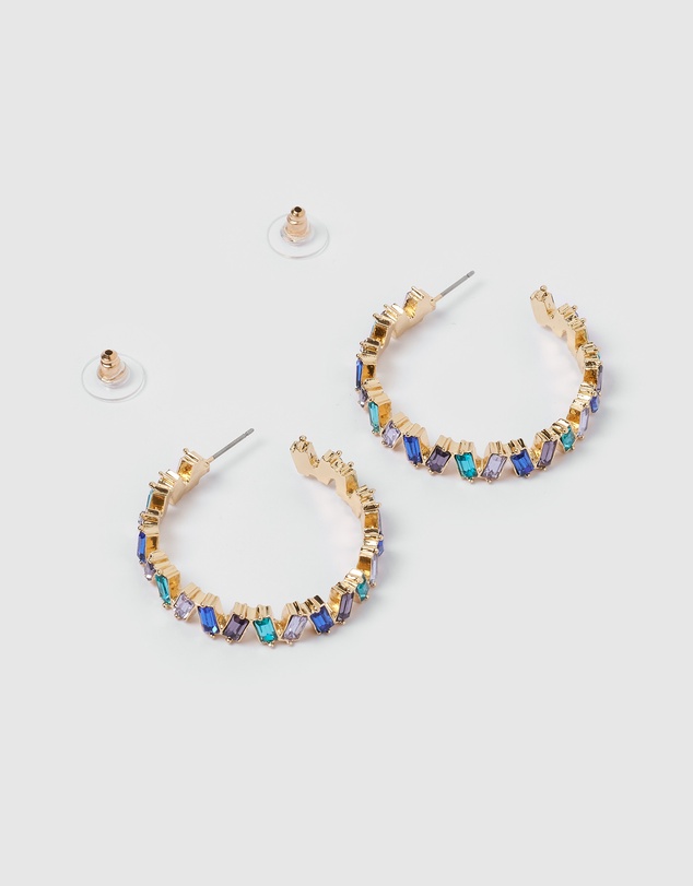 Izoa - Elsa Hoop Earrings