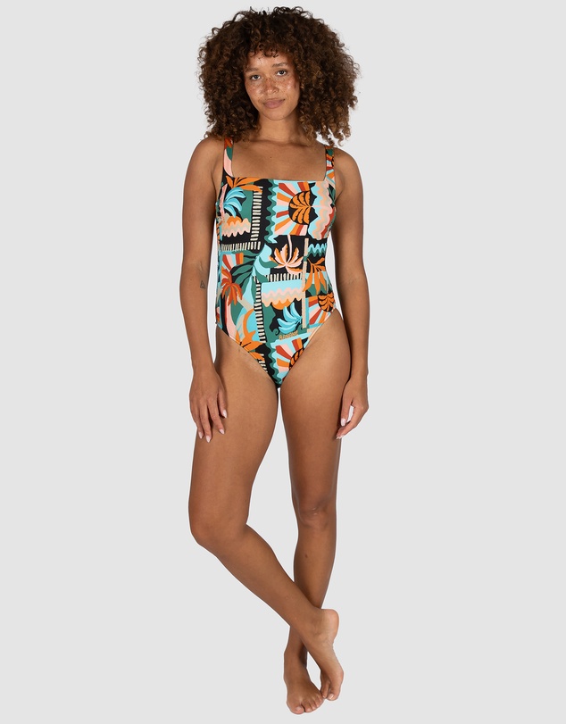 Baku Swimwear - Grenada Square Multi Fit One Piece Swimsuit