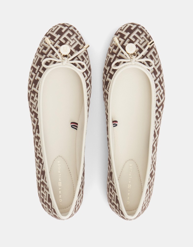 Tommy Hilfiger - Martina Charm Jacquard Ballerina Flats - Women's