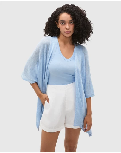 Seed Heritage - Fine Knit Poncho