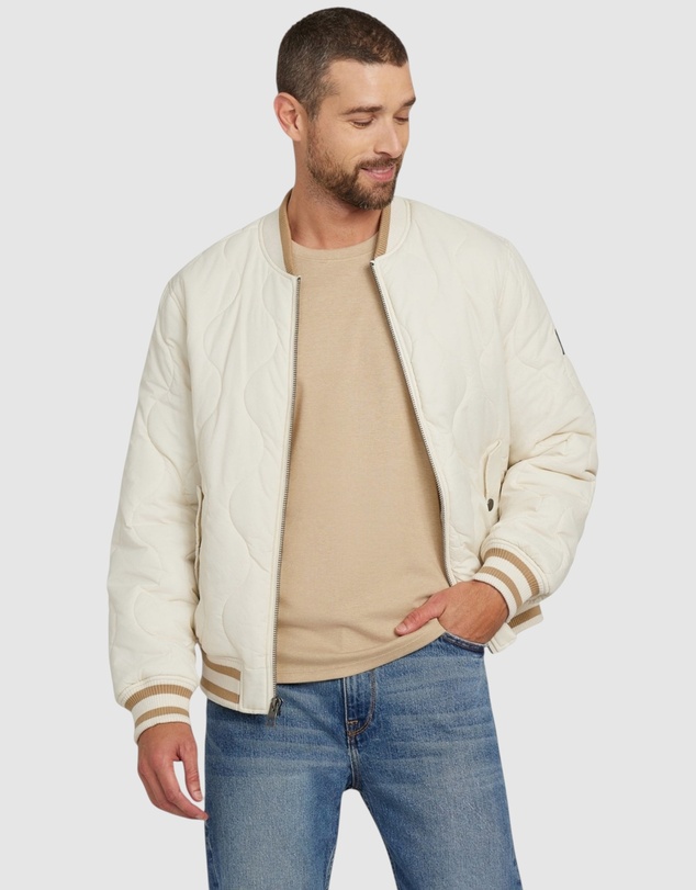 GUESS - Alameda Ripstop Flight Bomber Jacket