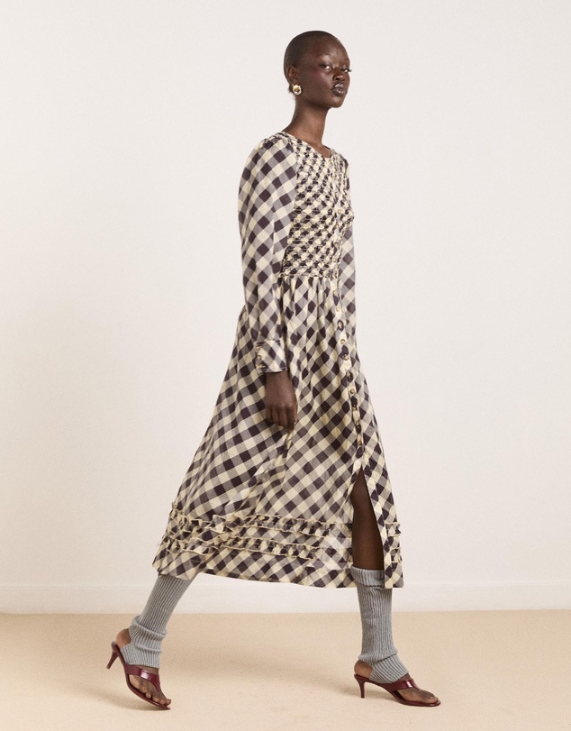 Damson Madder - Posey Cardi Midi Dress