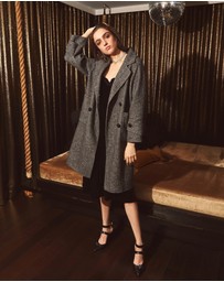 Belle & Bloom - Rumour Has It Oversized Wool Blend Coat