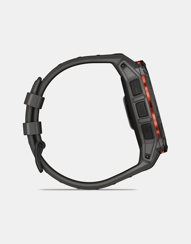 Garmin - Instinct 3 50mm Solar Black Bezel with Charcoal Band