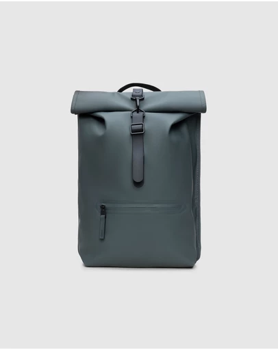 RAINS - Rolltop Rucksack Green