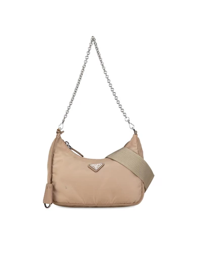 Pre-Loved by Azura Reborn - Pre-Loved prada Prada ReEdition 2005 Mini Bag Beige