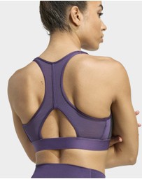 adidas Performance - PrimeLiftReact Train Medium Support 3-stripes Bra Womens