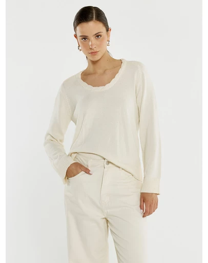 Sass - Roe Braided Neck Knit