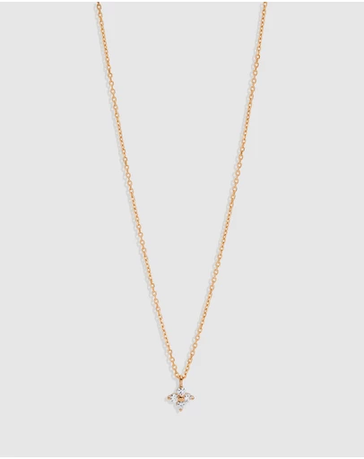By Charlotte - Crystal Bloom Necklace