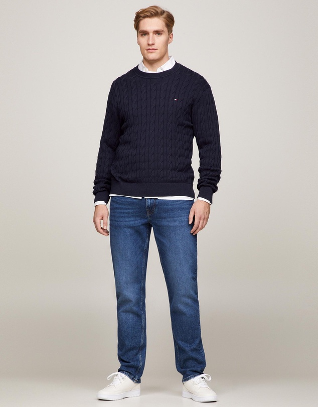Tommy Hilfiger - Classics Cable Knit Crew Neck Jumper
