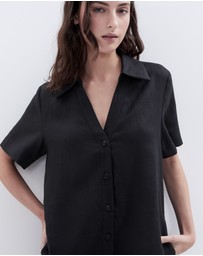UNISON - Collared Button Through Dress