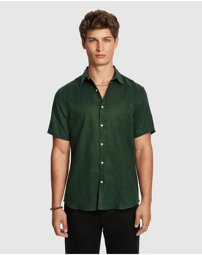 yd. - Lewis Pure Linen Shirt