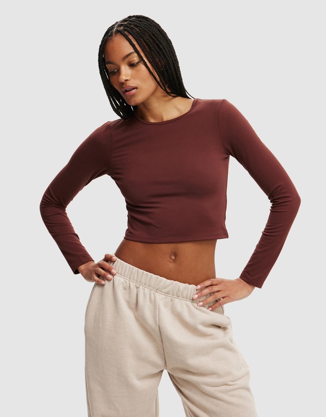 Cotton On Body Active - Ultra Soft Fitted LS Top