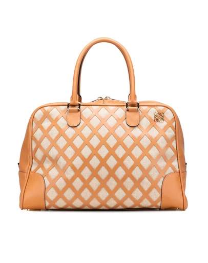 Pre-Loved by Azura Reborn - Pre-Loved Extra Large Canvas and Cut Out Leather Amazona 75