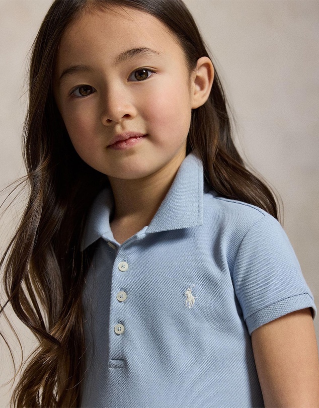 Polo Ralph Lauren - Stretch Mesh Polo Dress - Kids