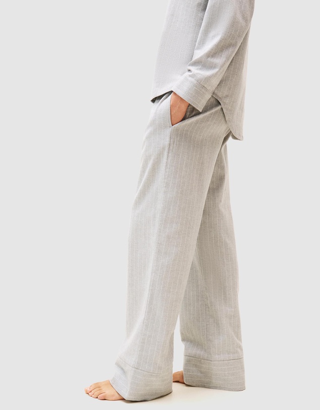 Tommy Hilfiger - Essential Herringbone Stripe Flannel Pyjama Set
