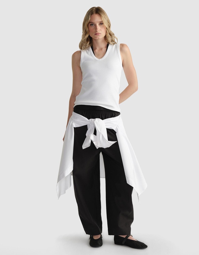 Decjuba - D-Luxe Ribbed Scoop Tank