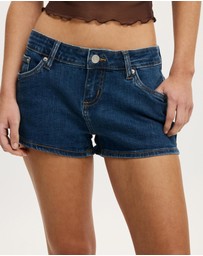 Cotton On - Micro Low Denim Short