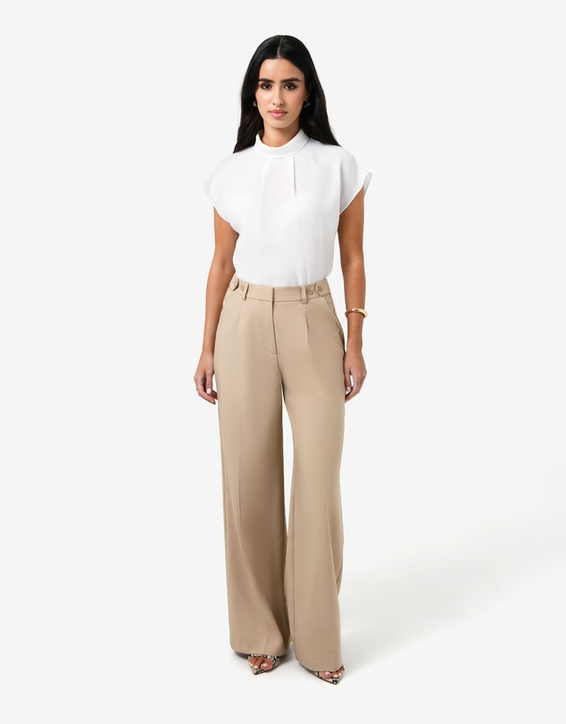 Forcast - Tiara High Neck Shell Top