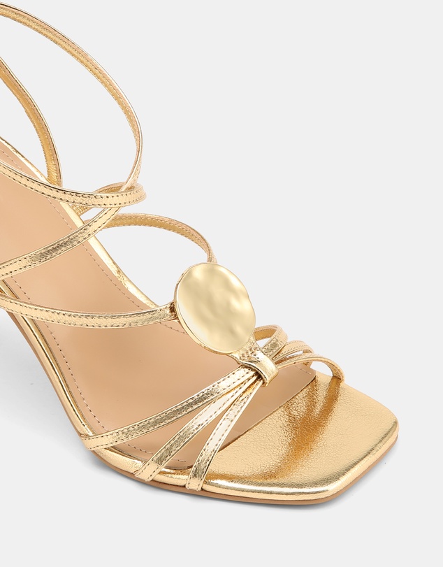 Wittner - Tatum Metallic Leather High Heels