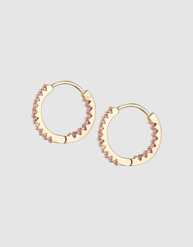 Haze & Glory - ICONIC EXCLUSIVE - Divine Hoop Earrings - 9K Solid Gold
