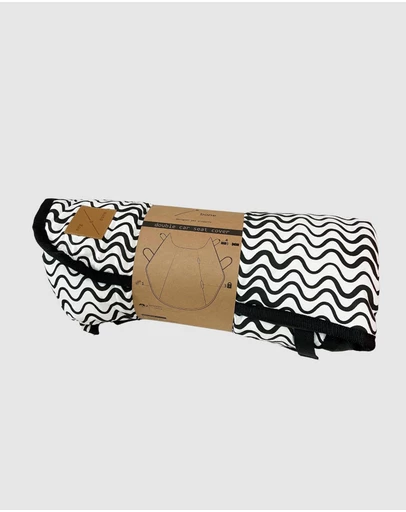 Mog & Bone - Dog Car Seat Cover- Black Wave