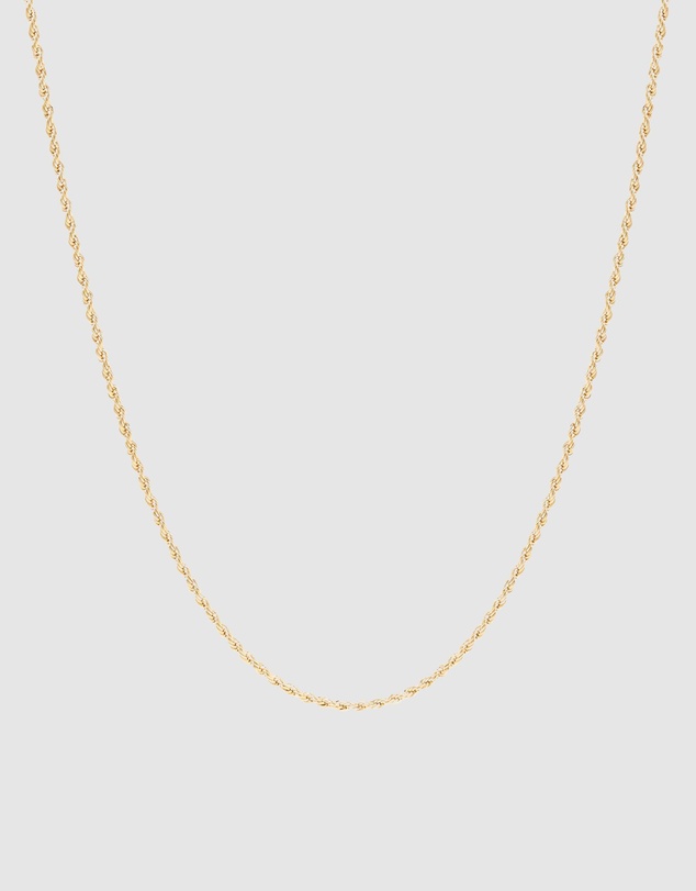 HOUSE OF SLANI - Gold Filled Rope Chain Necklace