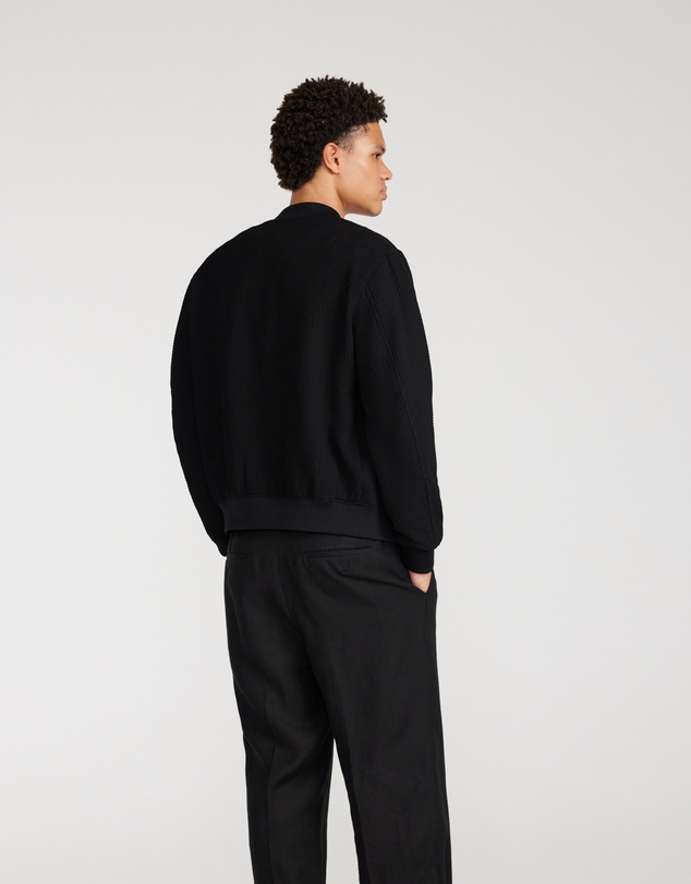Calibre - Textured Bomber Jacket Black