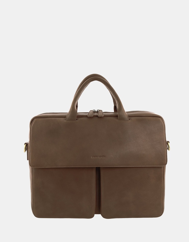 Pierre Cardin - Pierre Cardin Men's Leather Classic Messenger/Computer Bag