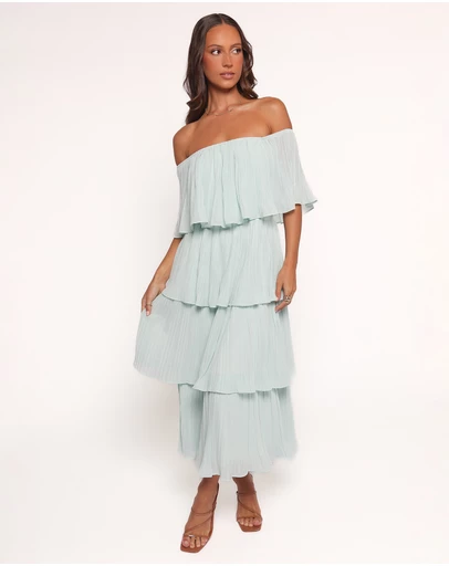 Petal & Pup - Caecilia Strapless Maxi Dress - Mint