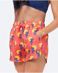 Tom & Teddy - Women's Cactus Board Shorts