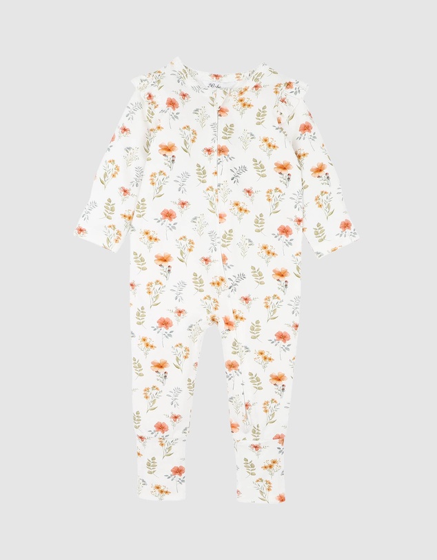 Bebe by Minihaha - Gemma Organic LS Zipsuit - Babies