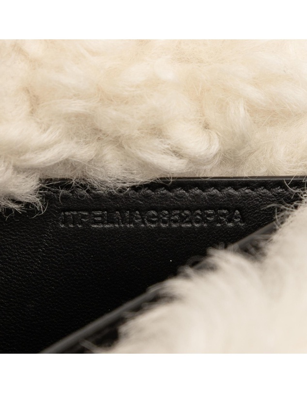 Pre-Loved by Azura Reborn - Pre-Loved Small Shearling Trimmed Coated Canvas Lola Crossbody