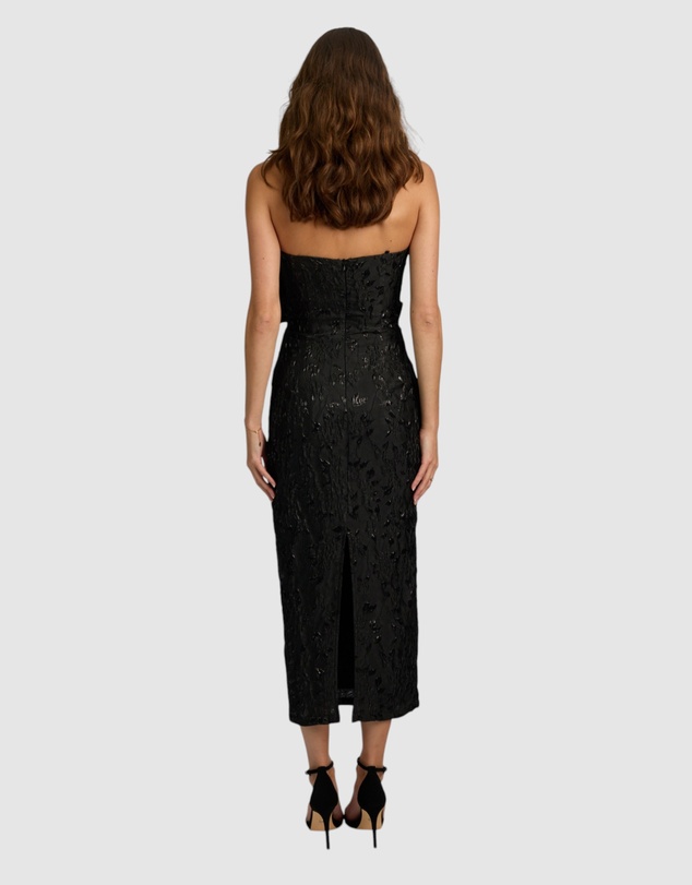 Romance by Honey and Beau - Crechia Jacquard Bow Dress