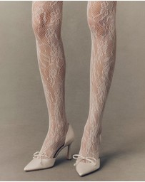 High Heel Jungle - Venise Lace Fishnet Tights