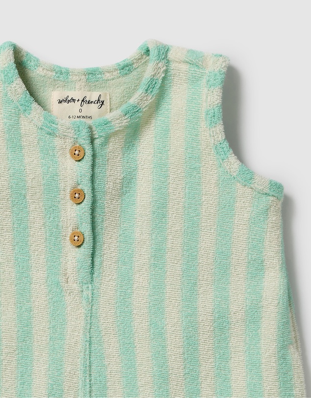 Wilson & Frenchy - Organic Terry Growsuit - Babies