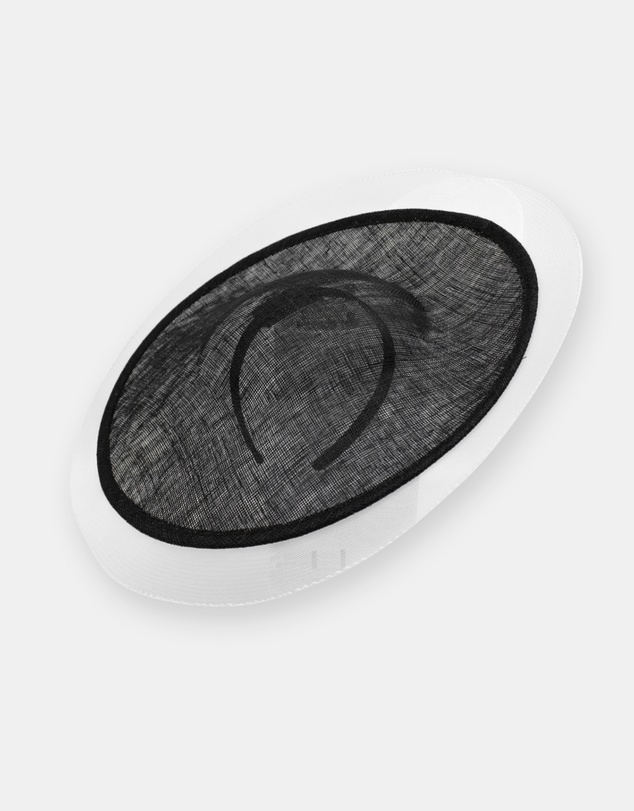 Morgan & Taylor - Viviana Plate Fascinator in Black