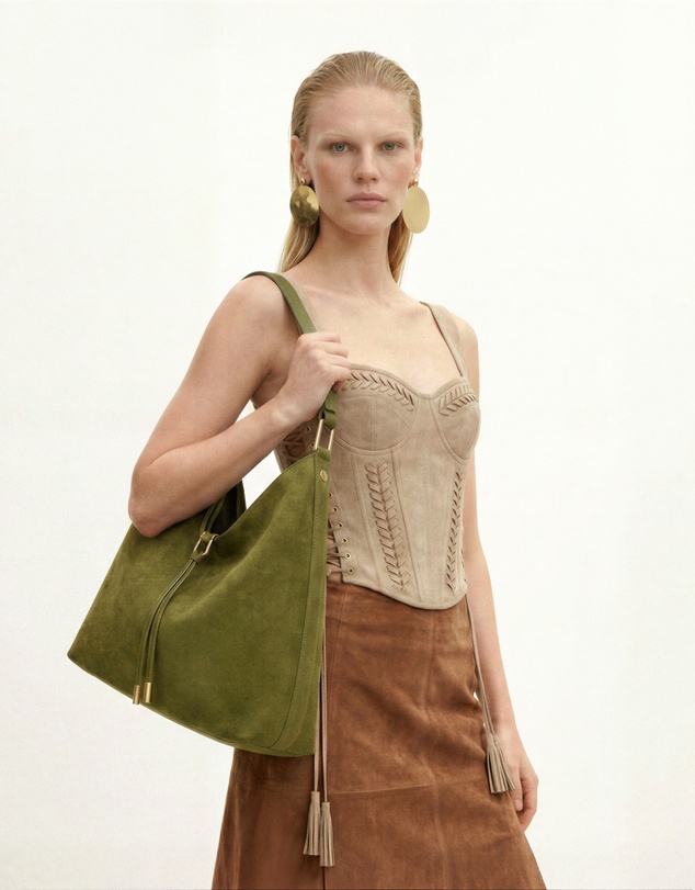 JW PEI - Aria Faux Suede Shoulder Bag