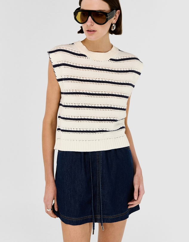 Staple the Label - Lea Denim Mini Skirt