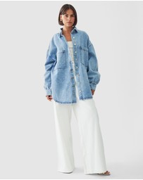 The Fated - Val Oversized Denim Shacket