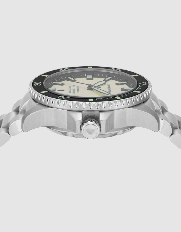 Emporio Armani - Silver Tone Automatic Watch