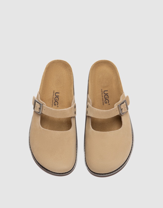 EVERAU - Australian Shepherd Ugg Brikon Cow Suede Upper Loafer Oxfords Flats