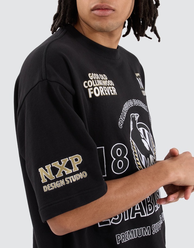 Nena & Pasadena - Collingwood Mega Loop Back Tee