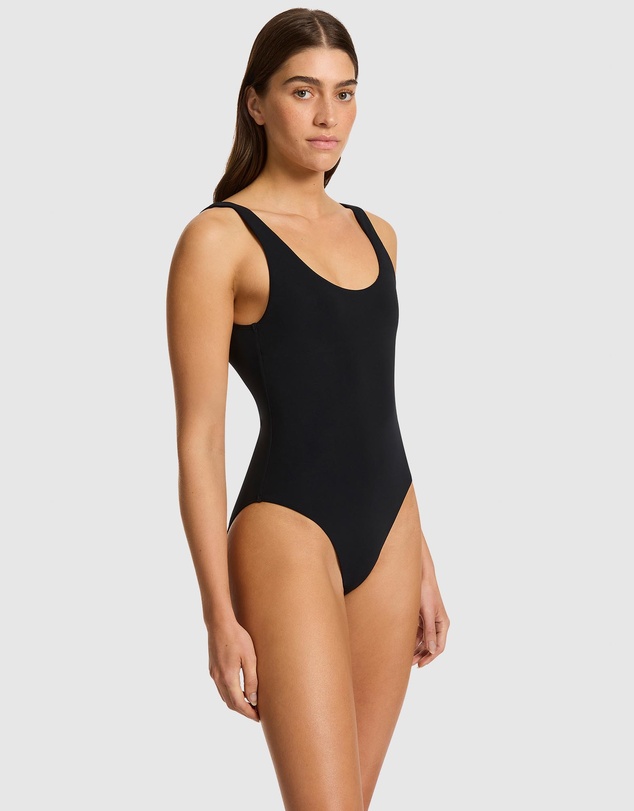 JETS - Scoop Neck High Leg One-Piece