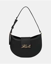Karl Lagerfeld - K/Signature Halfmoon Shoulder Bag