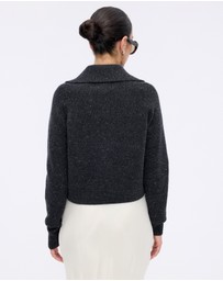 Minima Esenciales - Niles Merino Wool Zip Cardigan