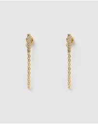 Izoa - Sandra Chain drop Earrings