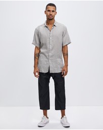 Surrounded By Ghosts - The Eskolaite Coated Canvas Drawstring Pants